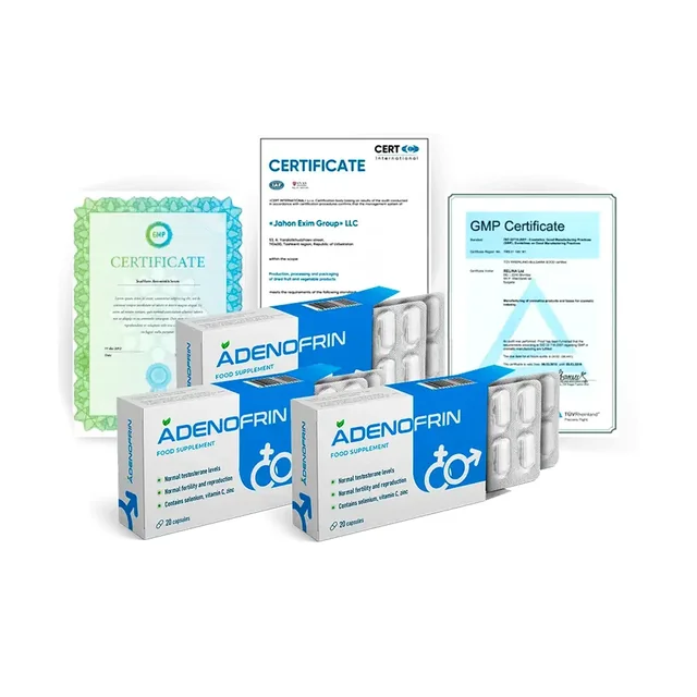 Adenofrin: Cápsulas para a Saúde da Próstata