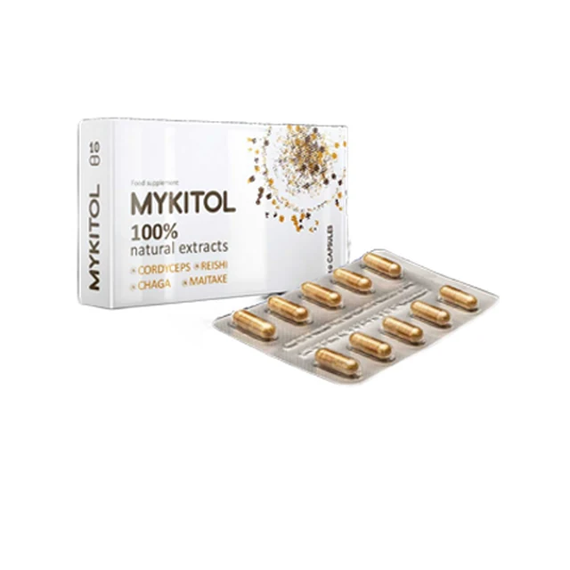 Mykitol: Cápsulas de Extratos de Cogumelos
